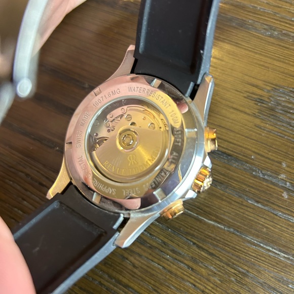 Revue Thommen Men's Airspeed Black Dial Chronograph Automatic Watch 16071.6854 - Picture 8 of 11